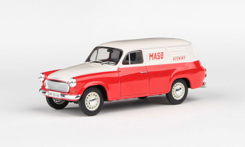 Abrex Škoda 1202 Dodávka 1:43 Maso Uzeniny 1965